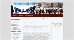 Desktop Screenshot of journaldudroitsocial.com